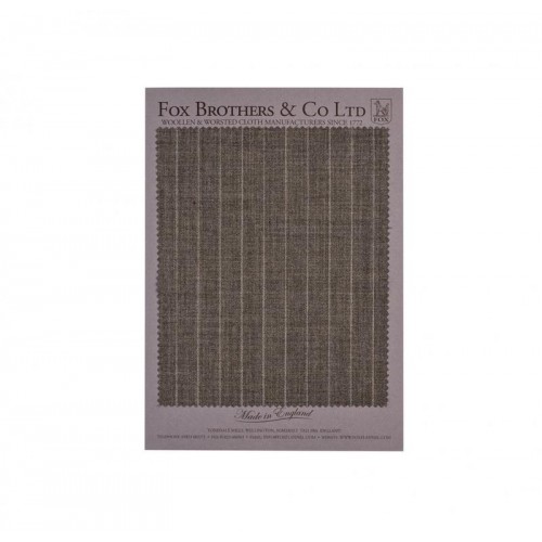 MELANGE MID GREY PINSTRIPE